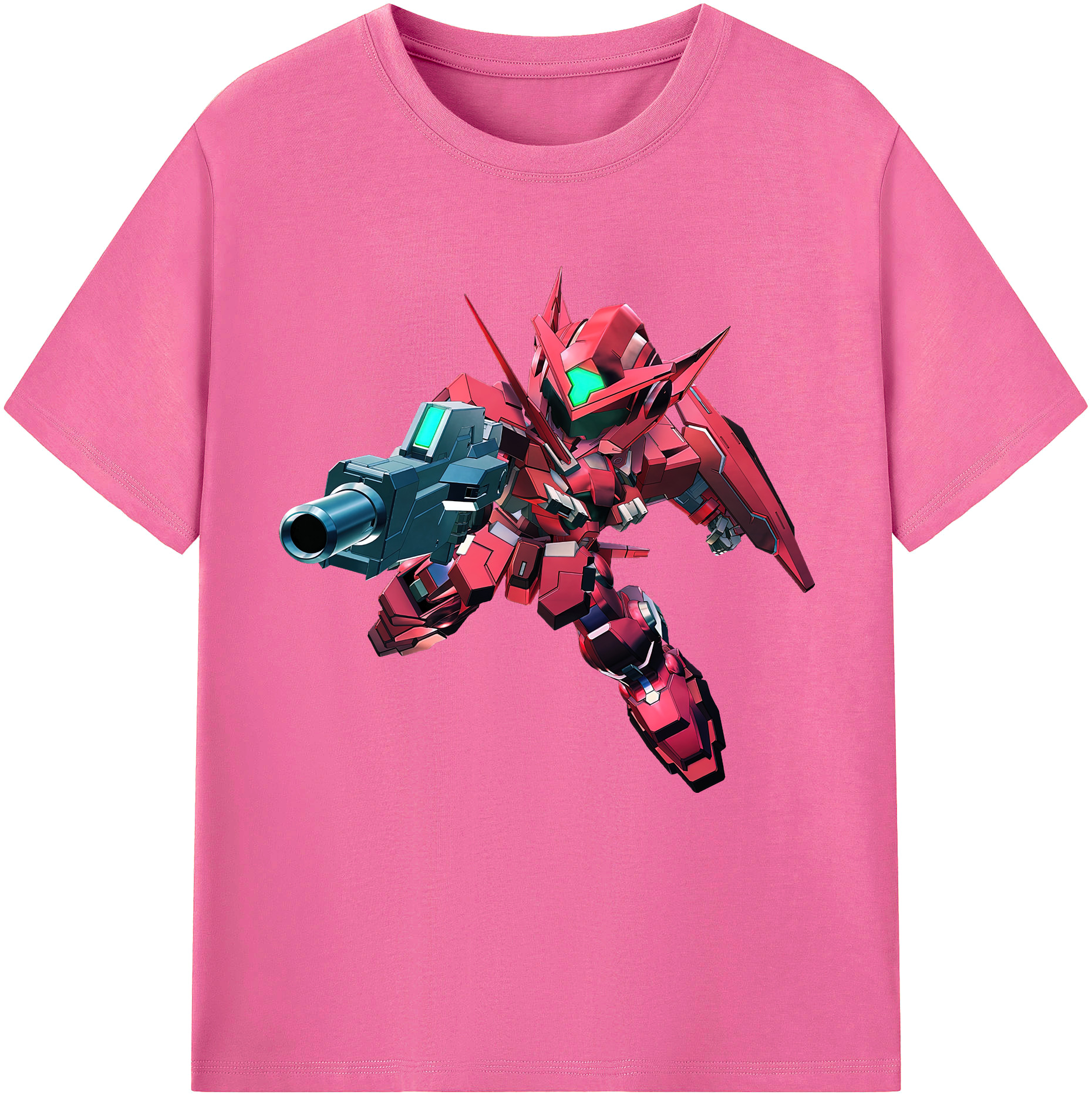（画像用） 機動戦士ガンダム Mobile Suit Gundam レディースカジュアルプリントTシャツ（綿100％）